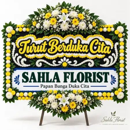 Papan Bunga Duka Orchard Park Batam